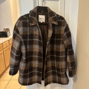 Madewell plaid fall jacket - size Small